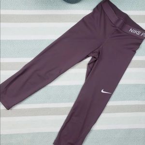 Nike Pro Mauve Leggings